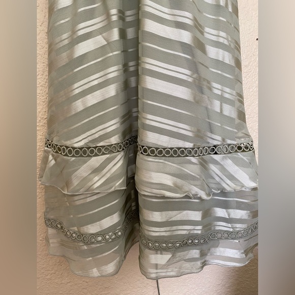 ASOS Design Maternity Sage Satin Green Dress - Picture 7 of 13